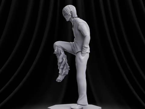Sanji - One Piece Model do druku 3D