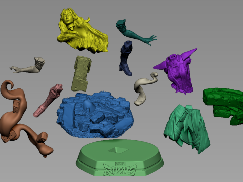 Scarlet Witch - Marvel Rivals 3D Print Model