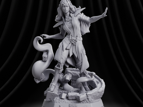 Scarlet Witch - Marvel Rivals 3D Print Model