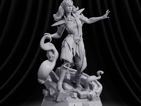 Scarlet Witch - Marvel Rivals 3D Print Model