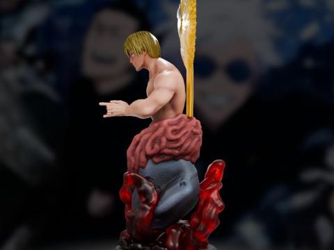 Naoya Zenin - Domain Expansion - Jujutsu Kaisen Modello di stampa 3D