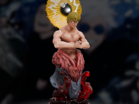 Naoya Zenin - Domain Expansion - Jujutsu Kaisen Modello di stampa 3D
