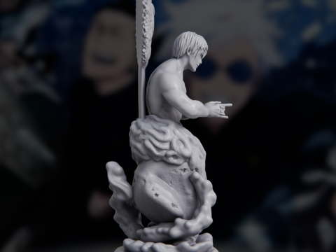 Naoya Zenin - Domain Expansion - Jujutsu Kaisen Modello di stampa 3D
