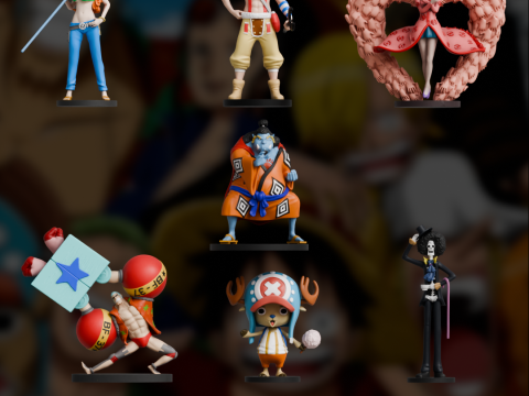 One Piece Miniature Pack 3D Print Model