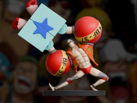 One Piece Miniature Pack 3D Принт Модель
