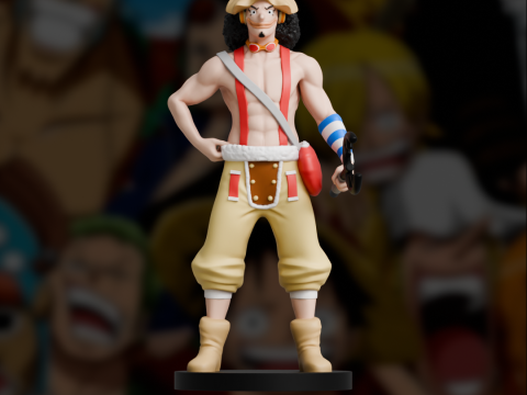 One Piece Miniature Pack 3D Принт Модель
