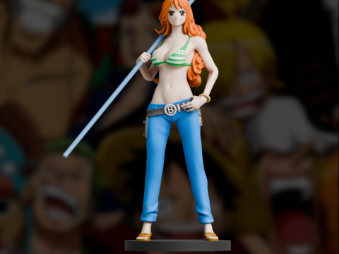 One Piece Miniature Pack 3D Принт Модель