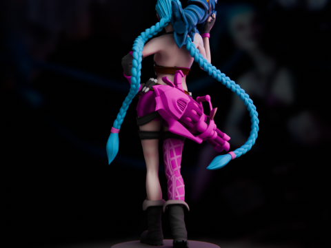 Jinx Classic - League of Legends 3D Принт Модель