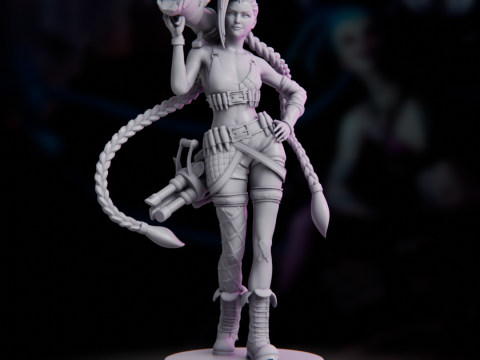 Jinx Classic - League of Legends 3D Принт Модель