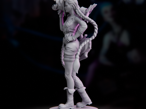 Jinx Classic - League of Legends 3D Принт Модель