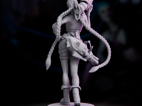 Jinx Classic - League of Legends 3D Принт Модель