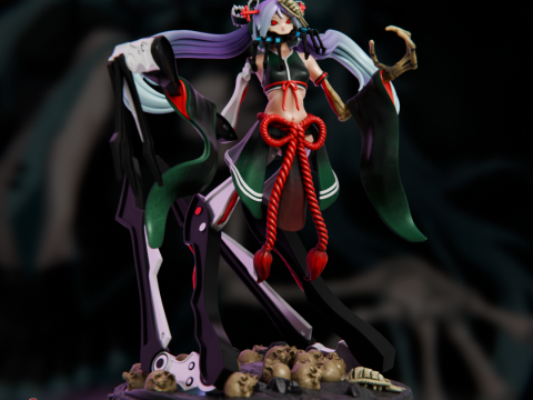 Hatsune Miku - Calne Ca 3D Print Model