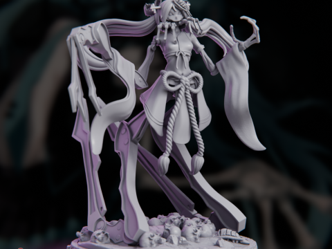 Hatsune Miku - Calne Ca Model Cetak 3D