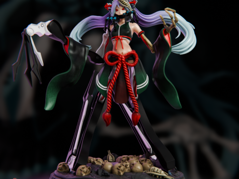 Hatsune Miku - Calne Ca Model Cetak 3D