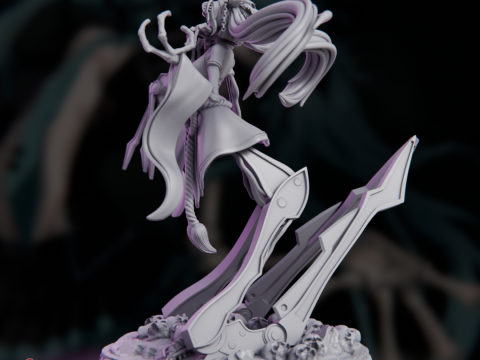 Hatsune Miku - Calne Ca Model Cetak 3D