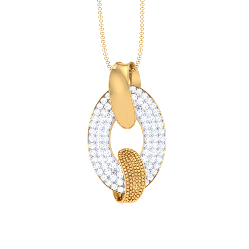 3D Printable Cad jewelry design of Lady diamond Pendant 3Dモデル .c4d .max .obj .3ds .fbx .stl .blend 