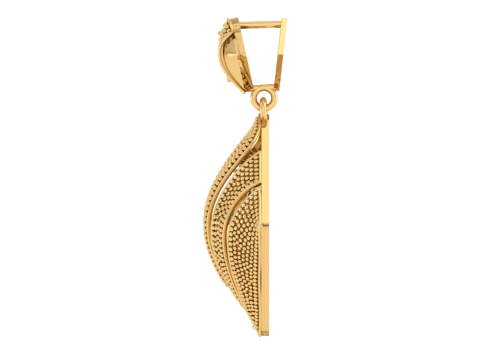 3D Printable Cad jewelry design of Lady diamond Pendant Model 3D