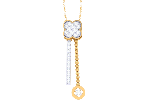 3D Printable Cad jewelry design of Lady diamond Pendant 3D 模型