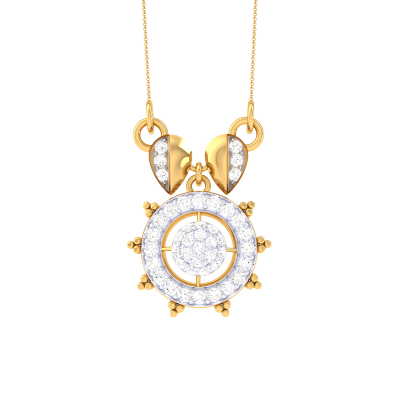 3D Printable Cad jewelry design of Lady diamond Pendant Modèle 3D .c4d .max .obj .3ds .fbx .stl .blend 