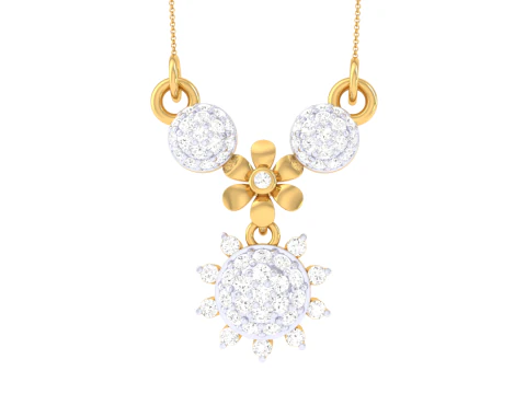 Conception de bijoux Cad imprimables en 3D du pendentif Lady Diamond Modèle 3D