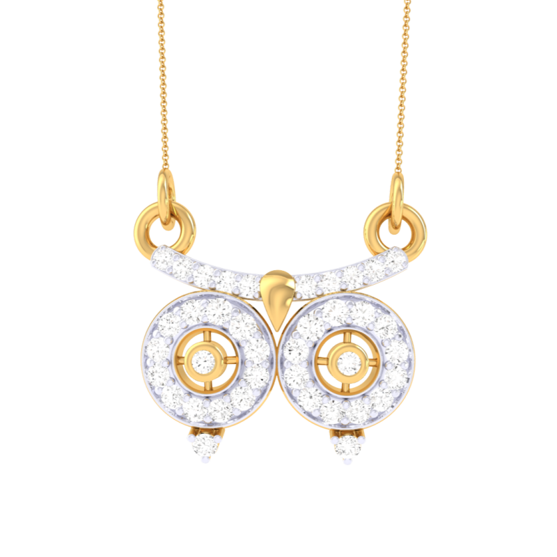 3D Printable Cad jewelry design of Lady diamond Pendant 3D Model .c4d .max .obj .3ds .fbx .stl .blend