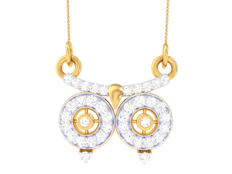 3D Printable Cad jewelry design of Lady diamond Pendant 3D 模型