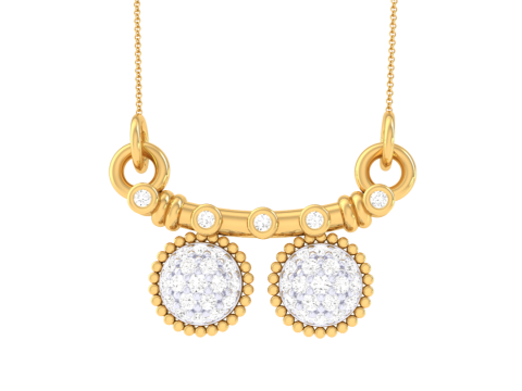 3D Printable Cad jewelry design of Lady diamond Pendant 3D 模型