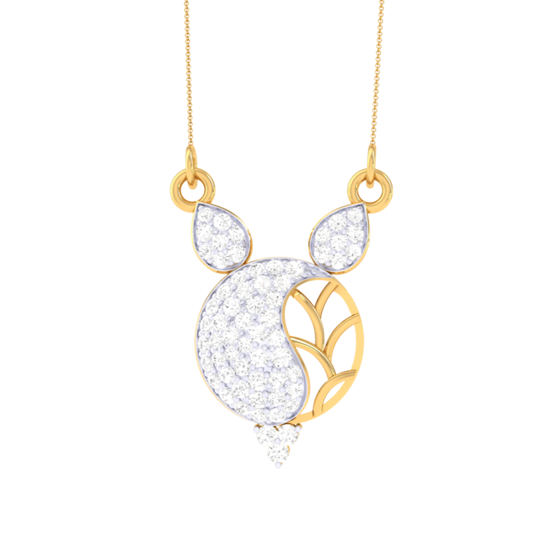 3D Printable Cad jewelry design of Lady diamond Pendant 3D 모델 .c4d .max .obj .3ds .fbx .stl .blend