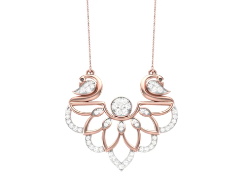 Conception de bijoux Cad imprimables en 3D du pendentif Lady Diamond Modèle 3D