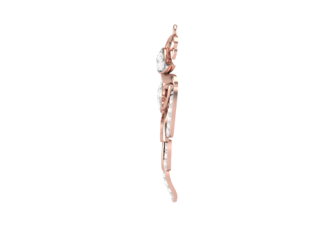 3D Printable Cad jewelry design of Lady diamond Pendant 3Dモデル