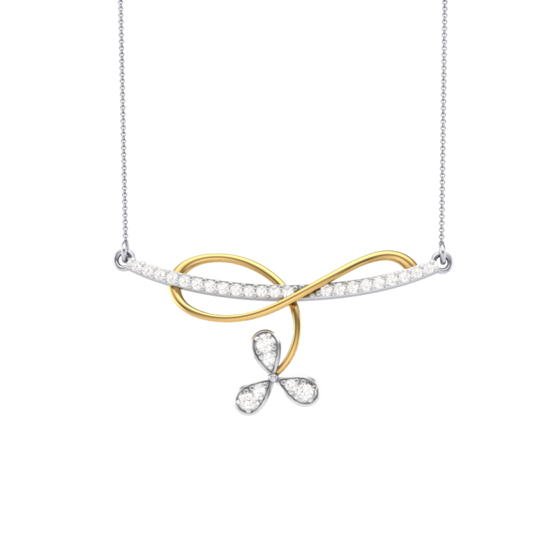 3D Printable Cad jewelry design of Lady diamond Pendant 3D 模型 .c4d .max .obj .3ds .fbx .stl .blend