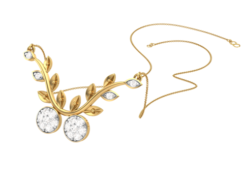 3D Printable Cad jewelry design of Lady diamond Pendant Modello 3D