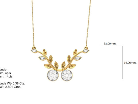 3D Printable Cad jewelry design of Lady diamond Pendant Modello 3D
