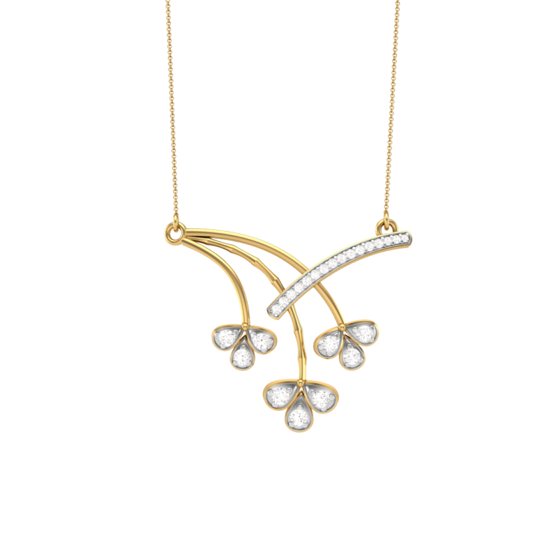 3D Printable Cad jewelry design of Lady diamond Pendant 3D Модель .c4d .max .obj .3ds .fbx .stl .blend