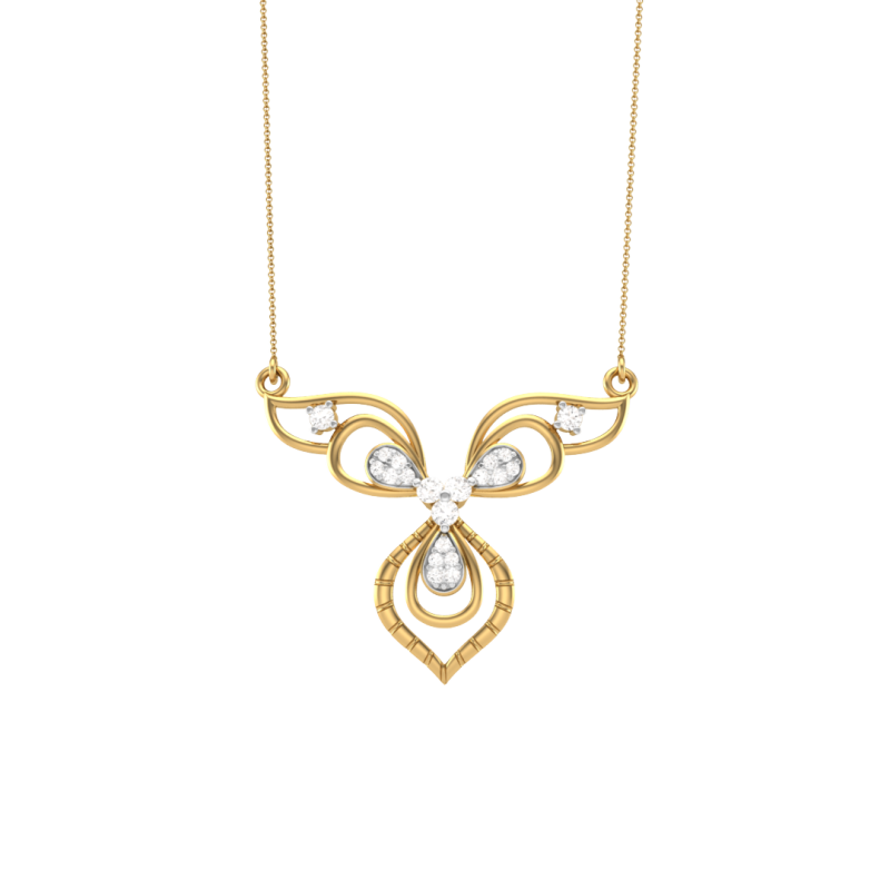 3D Printable Cad jewelry design of Lady diamond Pendant 3D Модель .c4d .max .obj .3ds .fbx .stl .blend