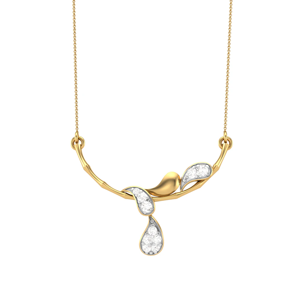 3D-afdrukbaar Cad-sieradenontwerp van Lady diamanten hanger 3D Model .c4d .max .obj .3ds .fbx .stl .blend 