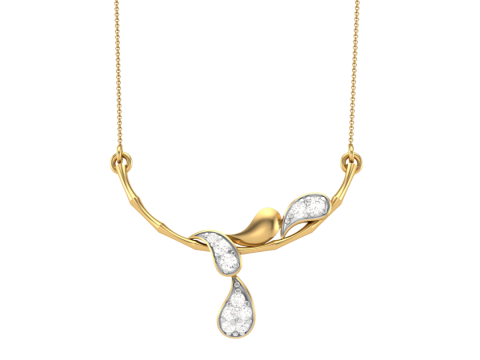 3D Printable Cad jewelry design of Lady diamond Pendant 3D 模型