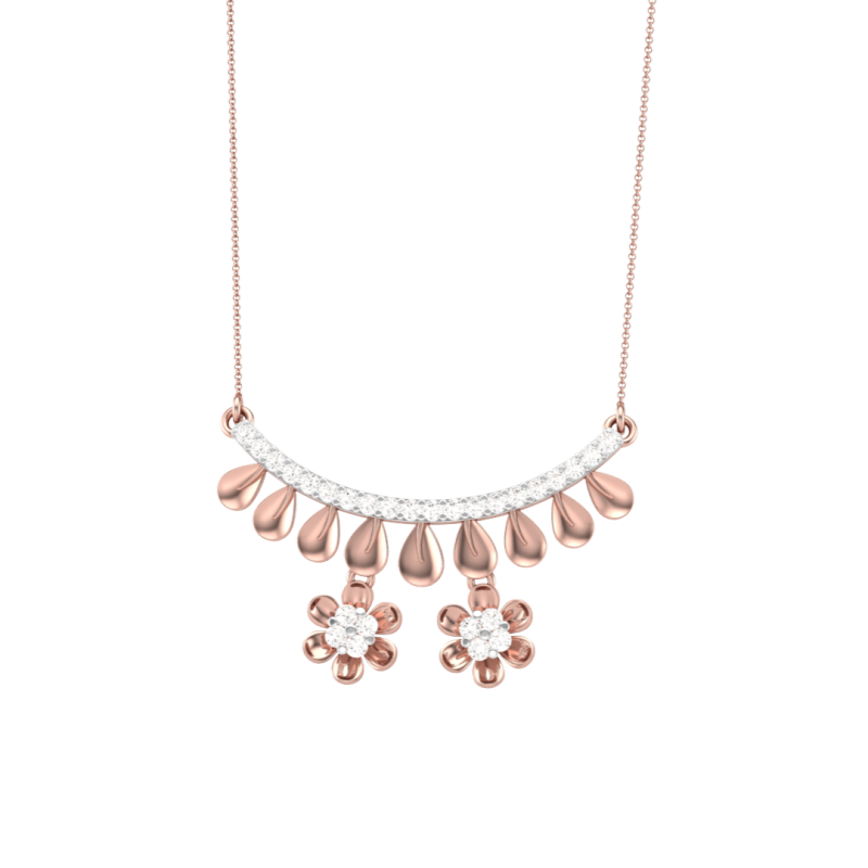 3D Printable Cad jewelry design of Lady diamond Pendant 3D Model .c4d .max .obj .3ds .fbx .stl .blend