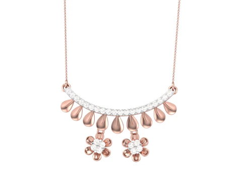 레이디 다이아몬드 펜던트의 3D 인쇄용 Cad 주얼리 디자인 3D 모델