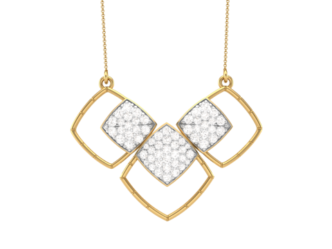 3D Printable Cad jewelry design of Lady diamond Pendant 3D 模型