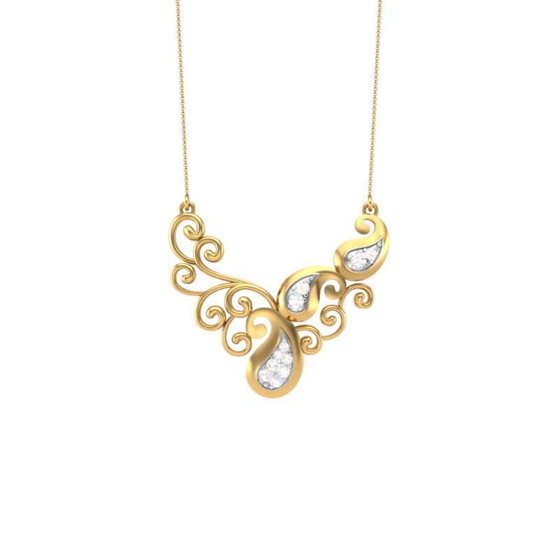 3D Printable Cad jewelry design of Lady diamond Pendant Modèle 3D .c4d .max .obj .3ds .fbx .stl .blend