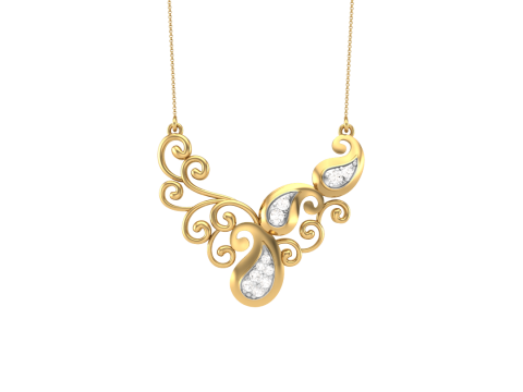 3D Printable Cad jewelry design of Lady diamond Pendant 3D 模型