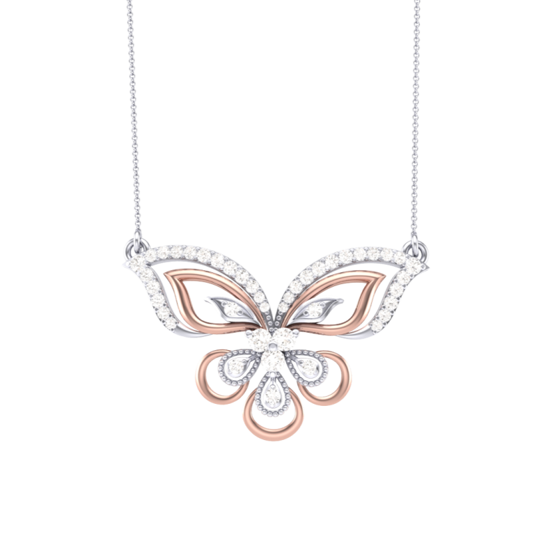 3D Printable Cad jewelry design of Lady diamond Pendant 3D Model .c4d .max .obj .3ds .fbx .stl .blend