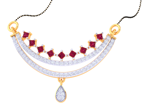 3D Printable Cad jewelry design of Lady diamond Pendant Modèle 3D
