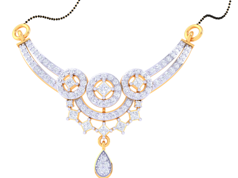 3D Printable Cad jewelry design of Lady diamond Pendant 3D 모델