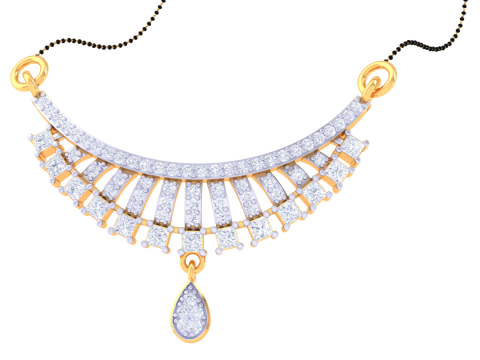 3D Printable Cad jewelry design of Lady diamond Pendant 3D Модель
