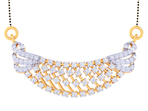 3D Printable Cad jewelry design of Lady diamond Pendant 3D Model