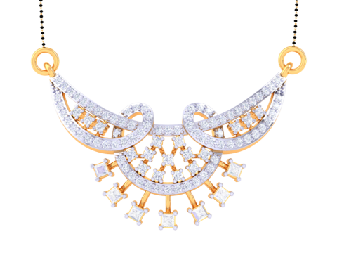 3D Printable Cad jewelry design of Lady diamond Pendant Modelo 3D