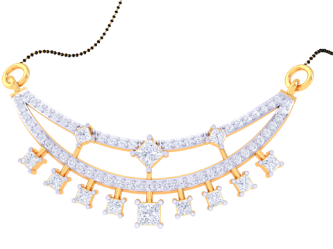 3D Printable Cad jewelry design of Lady diamond Pendant 3D Модель