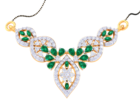 3D Printable Cad jewelry design of Lady diamond Pendant Modelo 3D